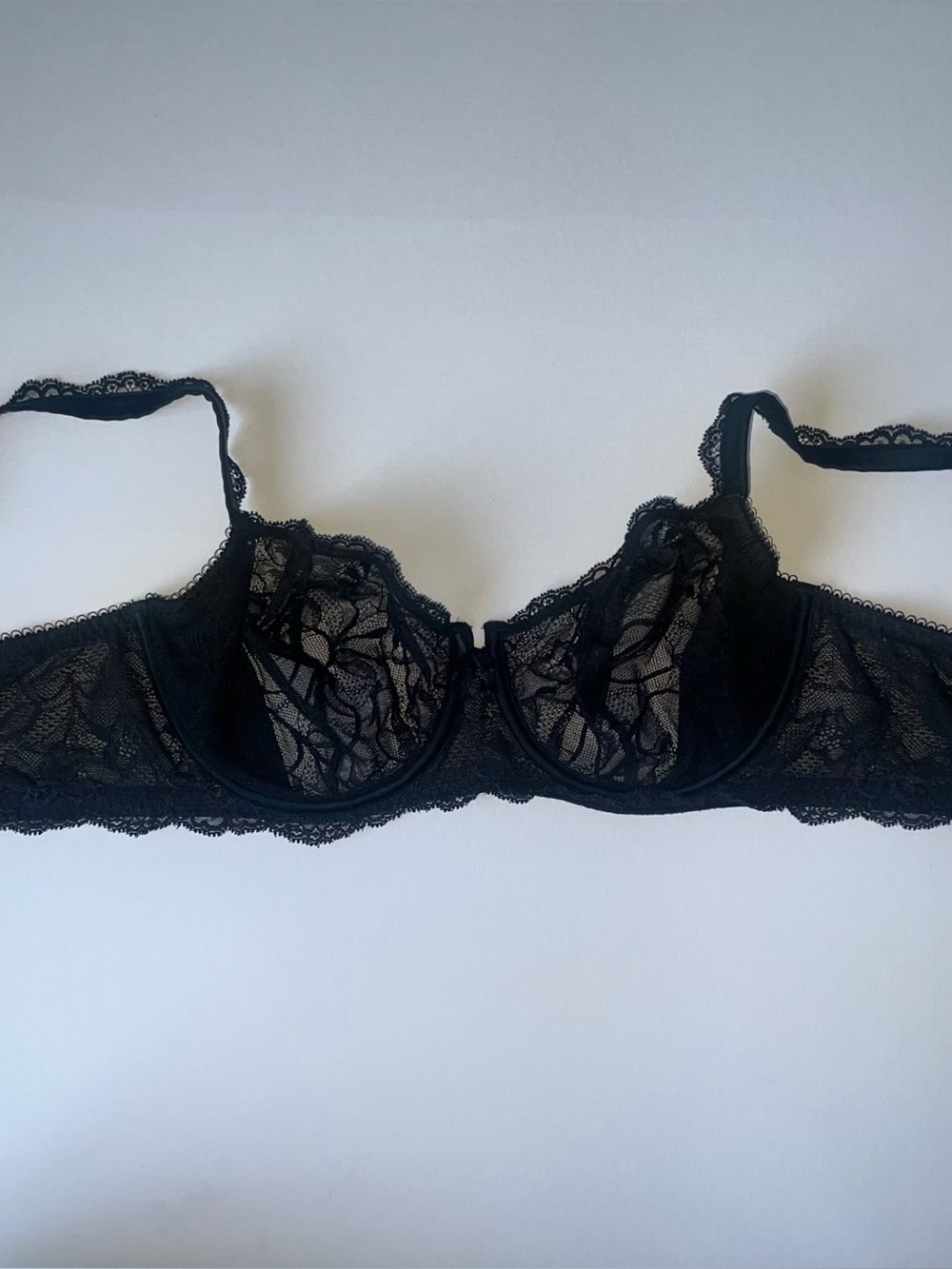 Victoria's Secret Black Lace Underwire Bra